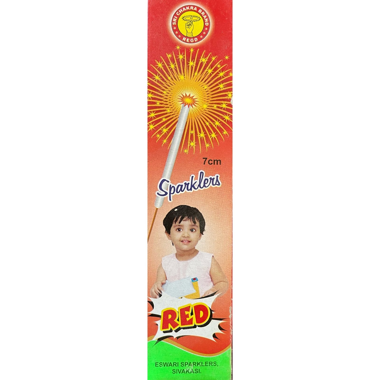 7CM RED SPARKLERS